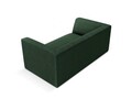 Canapea 2 locuri, Ruby, Micadoni Home, BL, 174x93x69 cm, poliester, verde