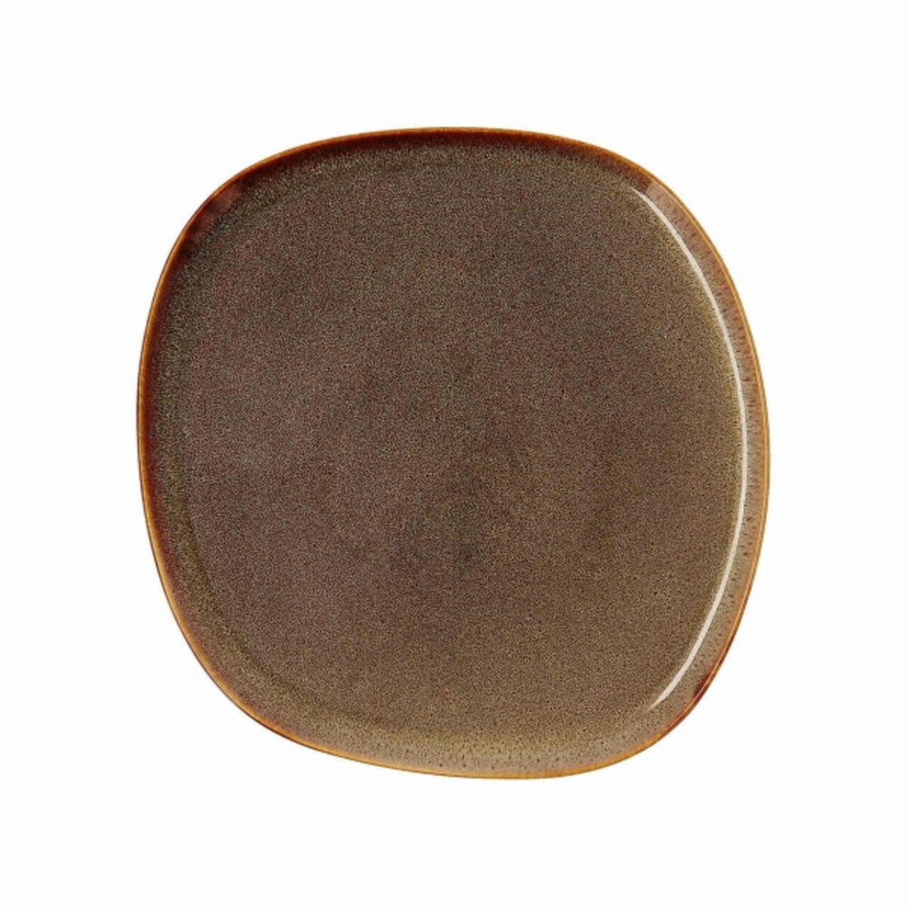 Set 4 Farfurii, Bidasoa, Ikonic, 26.5 X 25.7 X  1.5 Cm, Ceramica, Maro