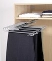 Organizator pantaloni, 12 perechi, Wenko, 33 x 10 x 47 cm, metal cromat