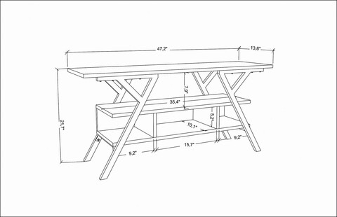 Comoda TV, Retricy, Minerva, 120x35x55 cm, PAL, Alb