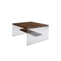 Masuta de cafea S100, Neostill, 75 x 75 x 40 cm, walnut