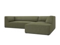 Coltar dreapta 4 locuri, Ruby, Micadoni Home, BL, 273x180x69 cm, velur, verde