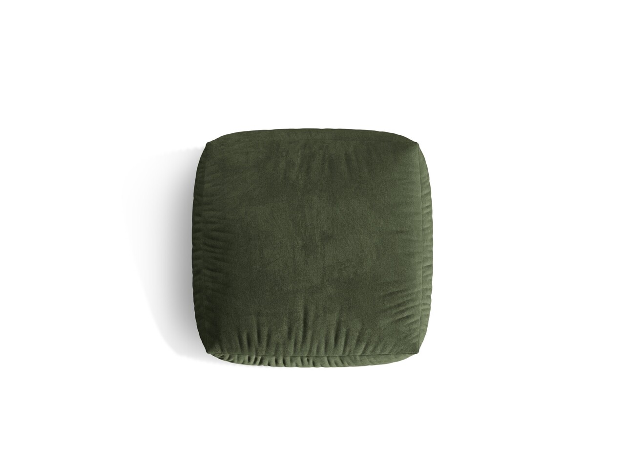 Taburet modular, Martina-120, Micadoni Home, 106x106x44 cm, catifea, verde - 1 | YEO