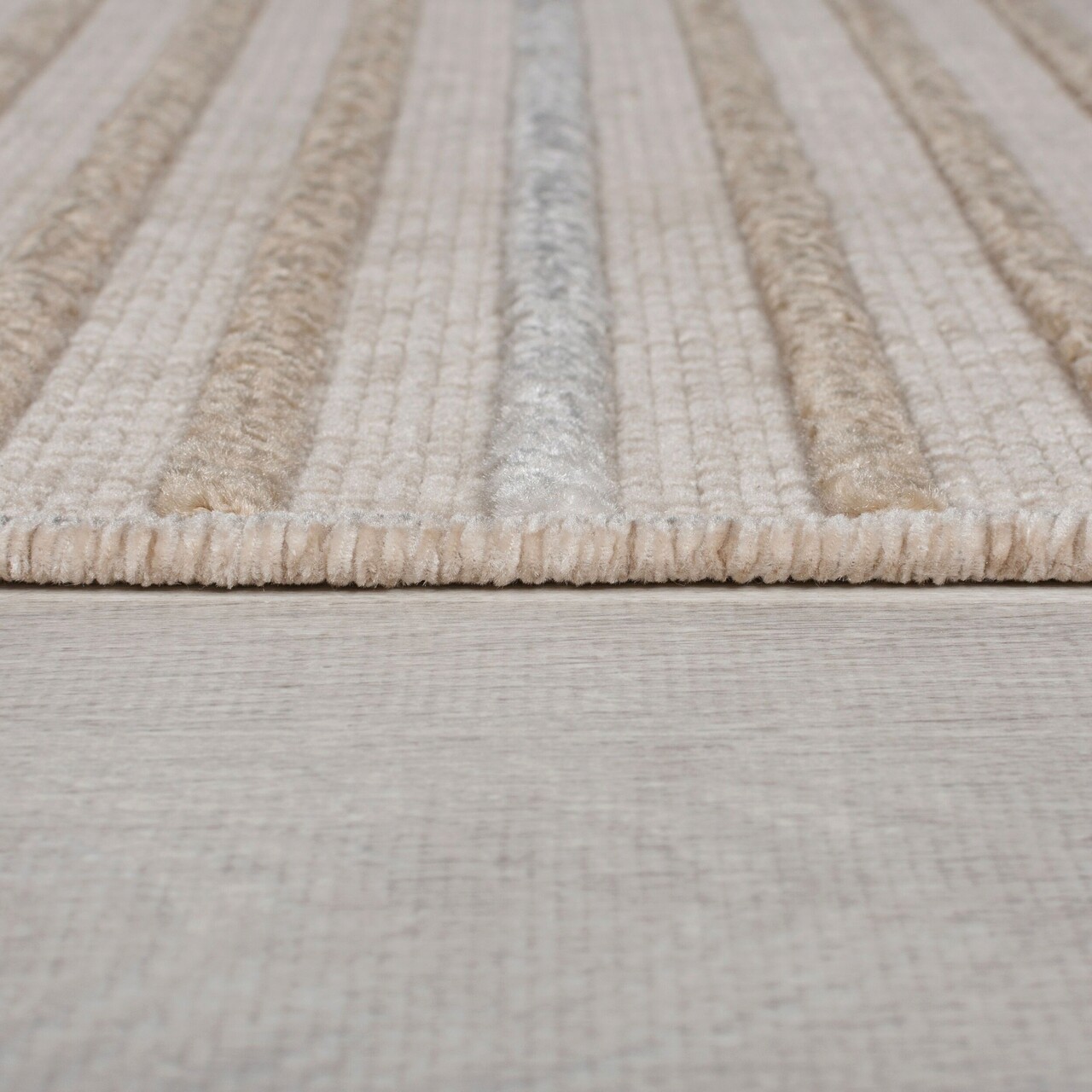 Covor Elton Stripe Wash Beige, Flair Rugs, 120x160 cm, polipropilena/poliester, bej