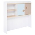 Dulap suprapozabil cu 2 usi, 2 nise birou, Teddy, L.120 l.25 H.119, mdf, multicolor