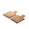 Set 2 tocatoare Mooka, Homla, 14x9.5 cm, lemn, natur