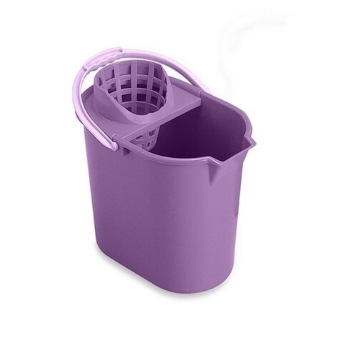 Galeata ovala pentru mop, Mery, 12 L, plastic, lila