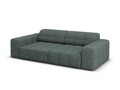 Canapea 3 locuri, Jennifer-140, Micadoni Home, 204x102x70 cm, tesatura chenille din poliester, petrol