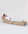 Fotoliu extensibil, Siesta, Ferndale Bean Bag, 55 - 180 cm, poliester impermeabil, bej nurca