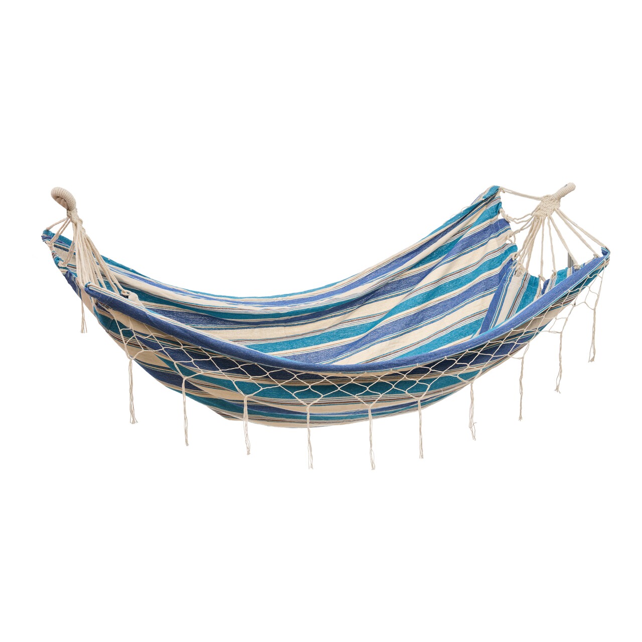 Hamac Blue&white, Heinner, 200x150 cm, policoton, albastru/alb