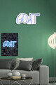 Decoratiune luminoasa LED, GOAT, Benzi flexibile de neon, DC 12 V, Albastru