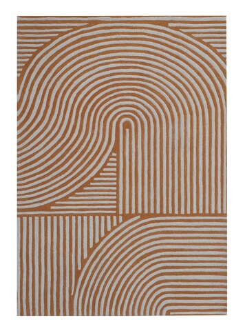 Covor Maze Bedora, 200x300 cm, 100% lana, multicolor, finisat manual