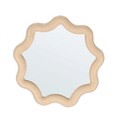 Oglinda decorativa Creamy, Bizzotto, 32x2x32 cm, MDF/sticla, crem