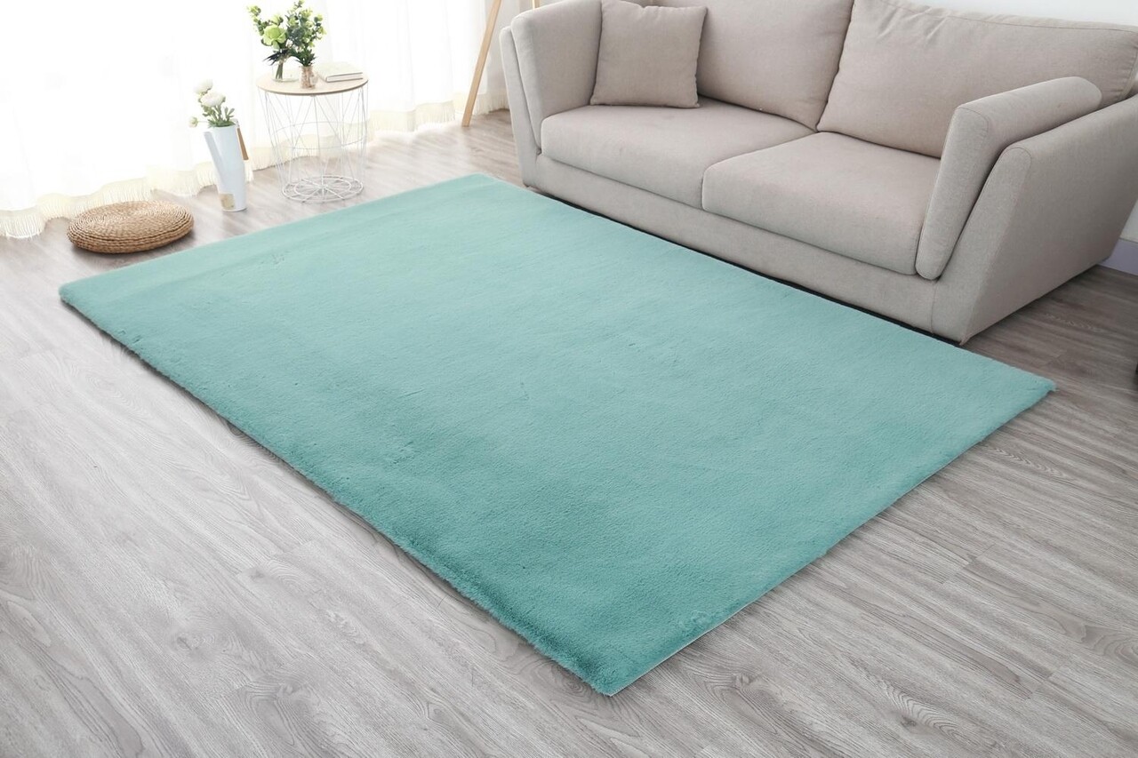 Covor Shaggy soft, Heinner, 160x230 cm, poliester/bumbac, turcoaz