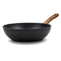 Tigaie wok cu invelis stone antiaderent Nature, NAVA, Ø28 cm, aluminiu