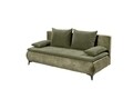 Canapea extensibila, Zoe Lux, Salvador Brego 77, 202 x 94 x 104 cm, olive