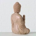 Decoratiune Niamey Buddha, Boltze, 28 cm, polirasina, bej