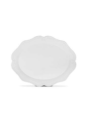 Farfurie intinsa, Mia - Kitchenware, 280TMA1890, 100% SERAMIC / , Dimensiune: 5 x 38 x 48 cm (1 bucată), Crem