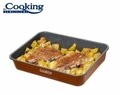 Tava pentru cuptor cu acoperire din ceramica Cooking by Heinner, 35x26x7 cm, otel carbon