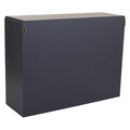 Corp de perete cu 2 usi Almiram, Creaciones Meng, 60x21.5x45 cm, MDF, negru/auriu