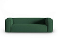 Canapea 4 locuri, Mackay, Cosmopolitan Design, 230x94x73 cm, catifea tricotata, verde