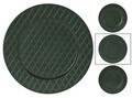 Suport farfurie Rombs Pattern v2, Excellent Houseware, 33 cm, polipropilena, verde