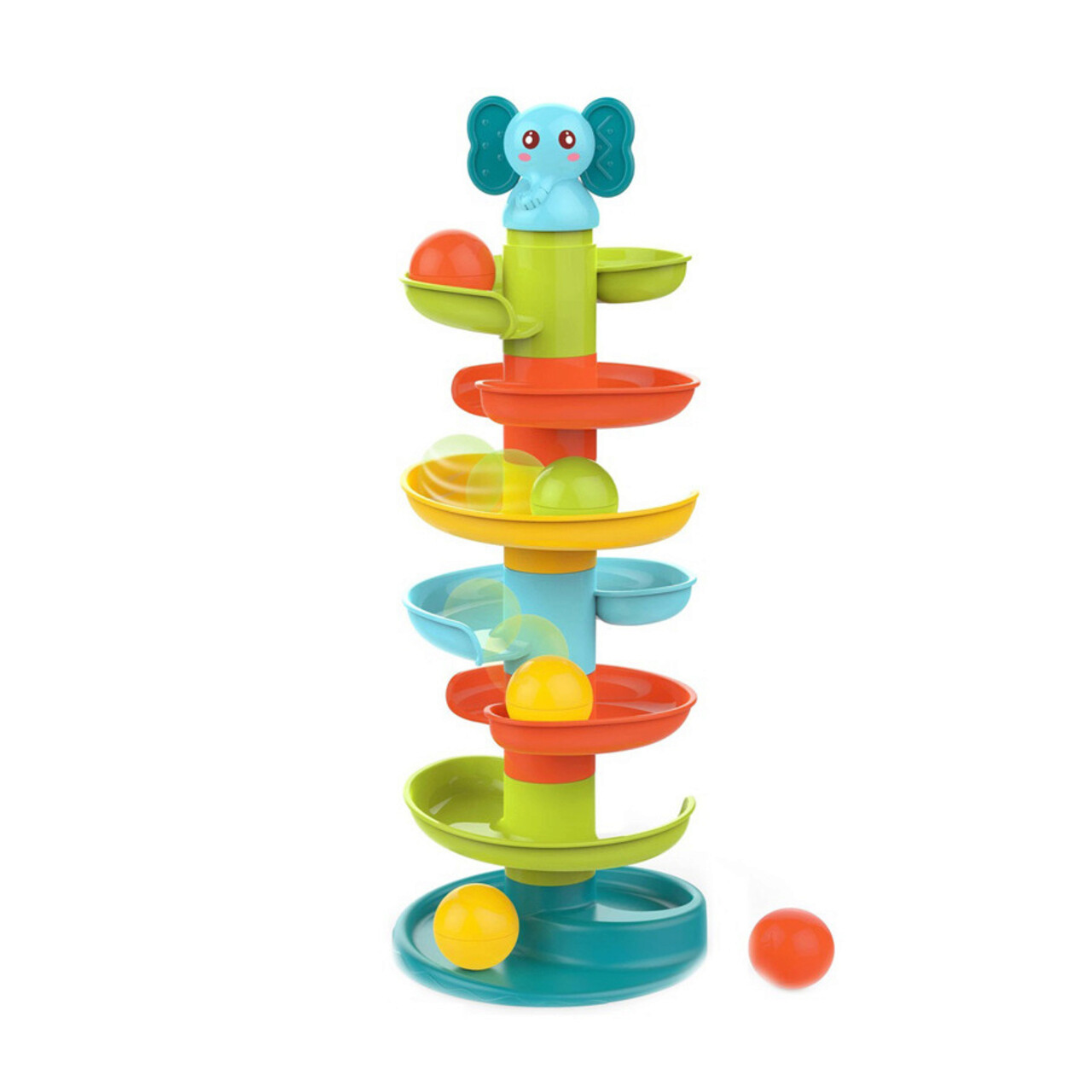 Set de joaca, Baby Roll Ball, HE0293, 18M+, plastic, multicolor