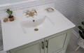 Set mobilier de baie (2 piese), Jussara, Ontario 36, Verde