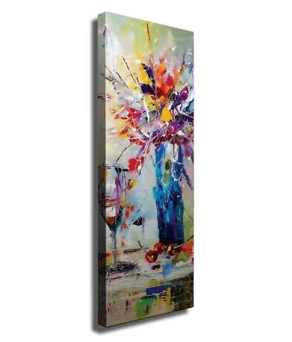 Tablou decorativ, PC326, 50% bumbac / 50% poliester, Canvas imprimat, Multicolor