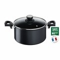 Cratita cu capac, Tefal, Unlimited, 24 cm Ø, aluminiu