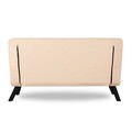 Canapea extensibilă cu 2 locuri, Futon, 859FTN1275, Metal , Crem