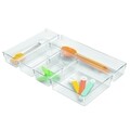 Organizator pentru sertar bucatarie Basic, iDesign, 24.5x40.6x5.1 cm, plastic