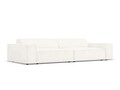 Canapea 4 locuri, Jodie, Micadoni Home, BL, 244x102x70 cm, poliester Boucle, bej