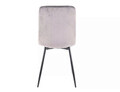 Scaun Alan Velvet, Signal, 45x39x91 cm, catifea/otel, gri deschis/negru