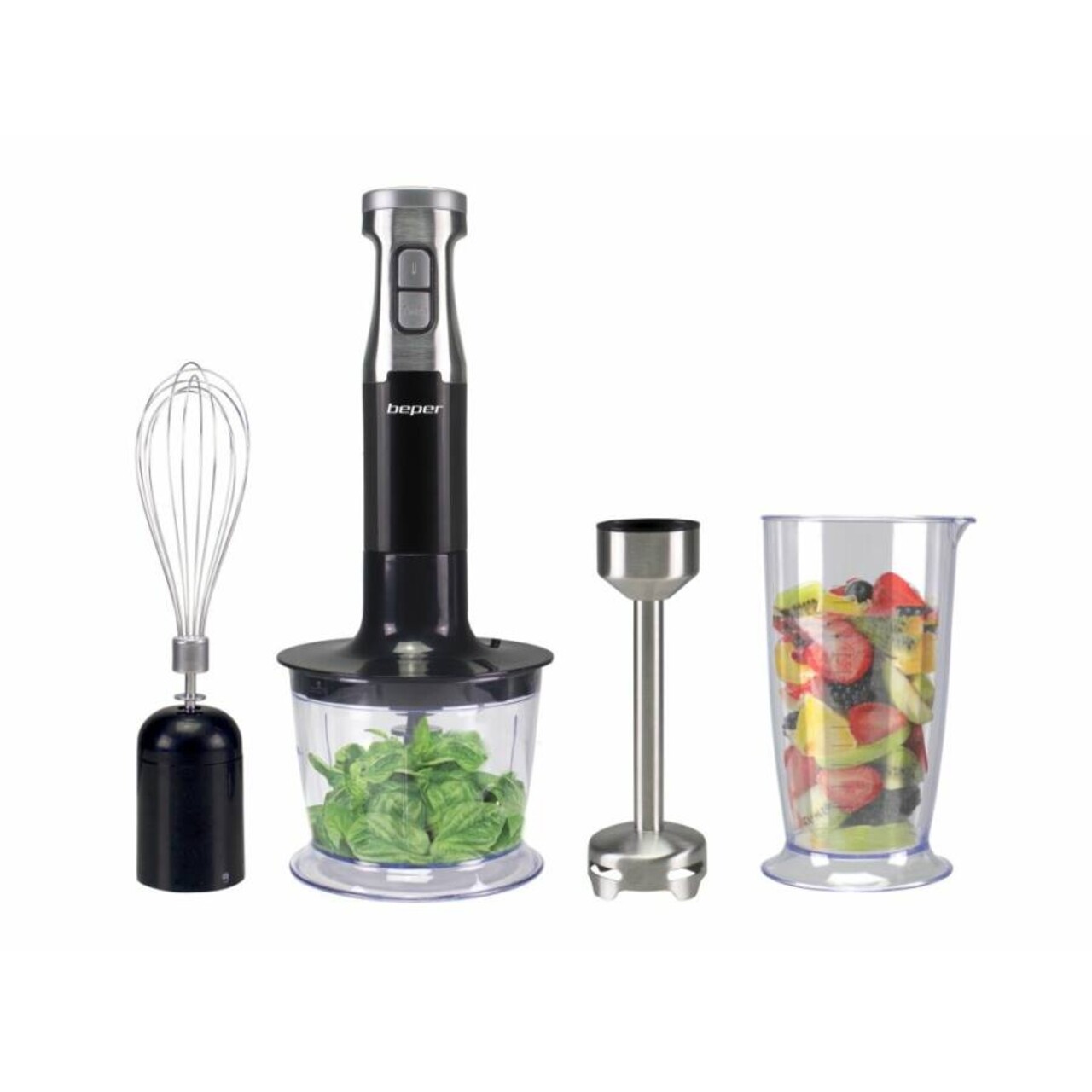 Blender de mana 4 in 1, Beper, P102FRU150, 600 W