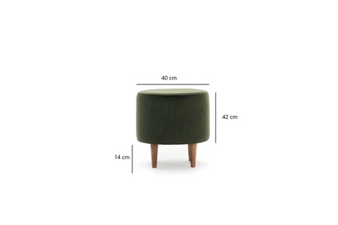 Bancheta, Balcab Home, 825BLC1280, Lemn de fag / MDF, Verde