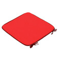 Perna patrata scaun Basic Red, 40x40x2 cm, poliuretan/poliester, rosu