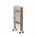 Uscator de rufe pliabil vertical cu roti Dreeyl, InnovaGoods, 38 bare, 18.7 m capacitate uscare, 173.5 x 72 x 129 cm