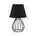 Lampa de masa, Insignio, 780SGN1904, PVC, Negru