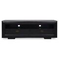 Comoda TV mare cu 2 sertare, Chic, L.200 l.50 H.67, mdf/pal/furnir de mesteacan, wenge