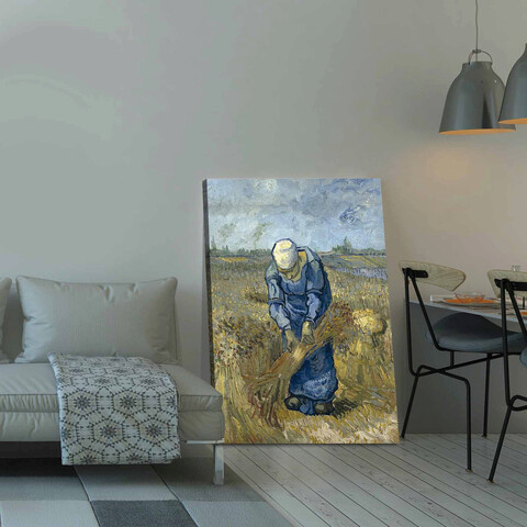 Tablou decorativ, 70100VANGOGH029, Canvas , Lemn, Multicolor