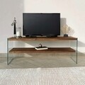 Comoda TV Neostill TV103, 120 x 35 x 45 cm, walnut