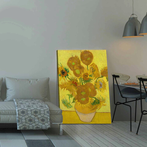 Tablou decorativ, 70100VANGOGH023, Canvas , Lemn, Multicolor