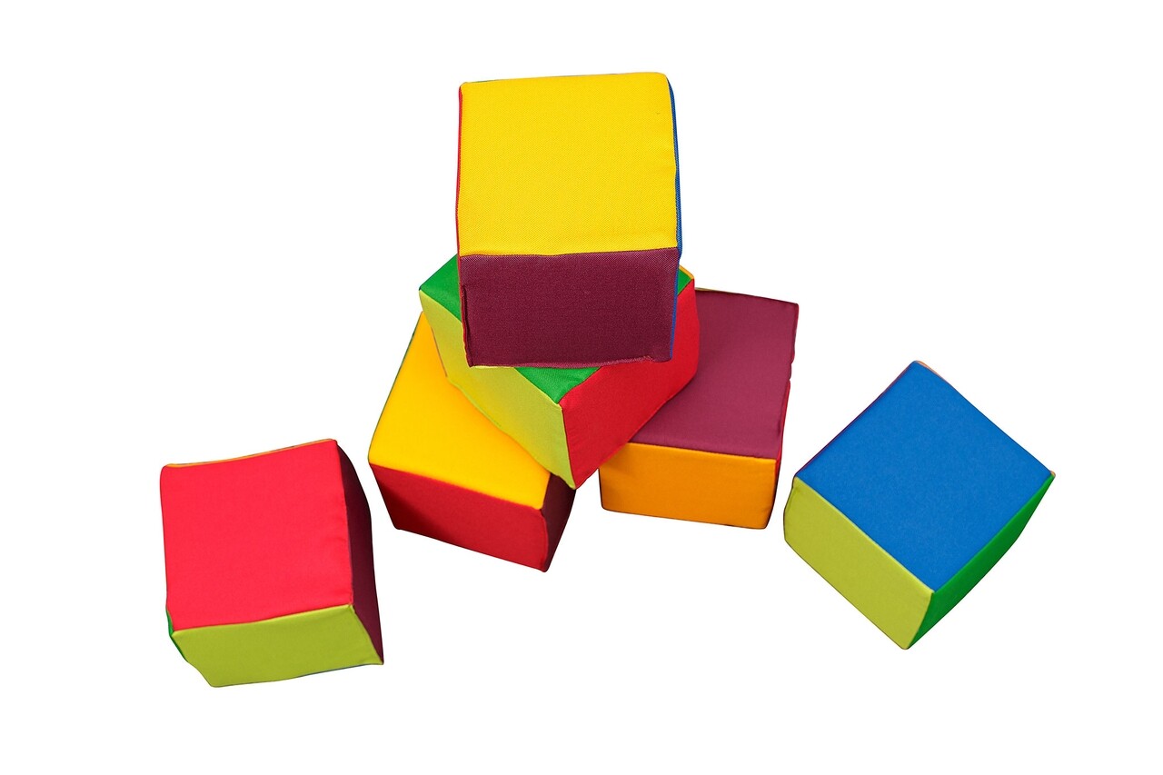 povesti educative pentru copii de 6 ani Set 6 cuburi educative, Multicolor