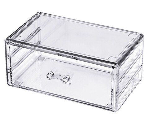 Organizator pentru bijuterii Stakable, Compactor, 1 compartiment, transparent