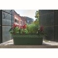 Jardiniera Cloe, 50 cm, plastic, grafit/gri