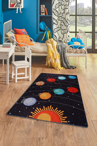 Covor, Galaxy  , 140x190 cm, Catifea, Multicolor