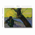 Tablou decorativ, 70100VANGOGH018, Canvas , Lemn, Multicolor