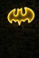 Decoratiune luminoasa LED, Batman Bat Light, Benzi flexibile de neon, DC 12 V, Galben