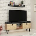 Comoda TV, Decortie, Keday, Stejar / Antracit